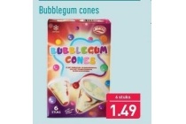 bubblegum cones