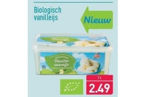 biologisch vanilleijs