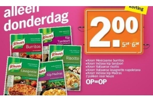 knorr verschillende mixen 2 stuks