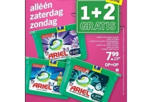 ariel verschillende soorten 2 1 gratis