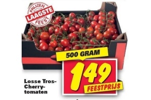 losse tros cherry tomaten