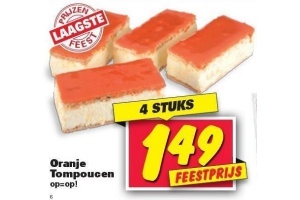 oranje tompoucen