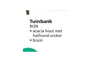 ron tuinbank bruin