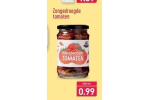 zongedroogde tomaten