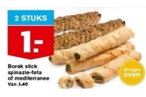 borek stick spinazie feta of mediterranee