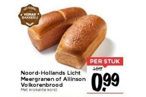 noord hollands licht meergranenbrood