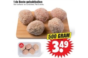 1 de beste gehaktballen