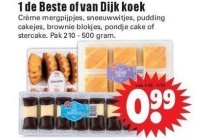 1 de beste of van dijk koek