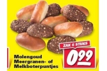 molengoud meergranen of melkboterpuntjes