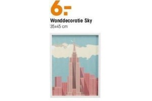 wanddecoratie sky