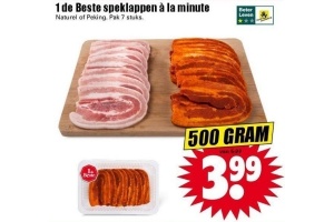 1 de beste speklappen a la minute