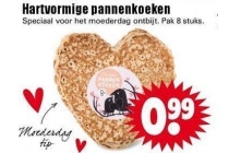 hartvormige pannenkoeken dirk