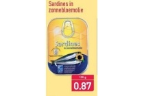 sardines in zonnebloemolie