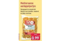 mediterraanse aardappelpartjes