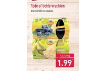 rode of lichte vruchten