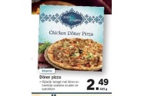 chicken doener pizza