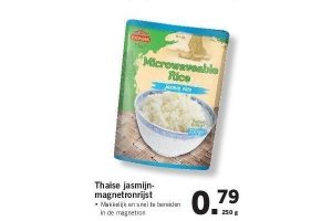 thaise jasmijn magnetronrijst