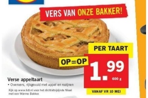 appeltaart vers