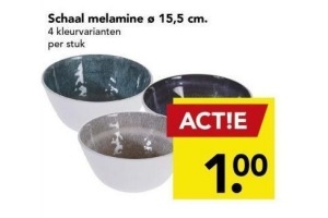 schaal melamine 15 5 cm