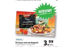 octopus met aardappels