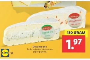 baresa gevulde brie 180 gram