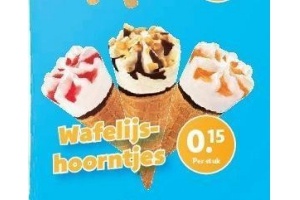 wafelijshoorntjes