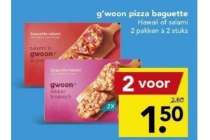 g woon pizzabaguette