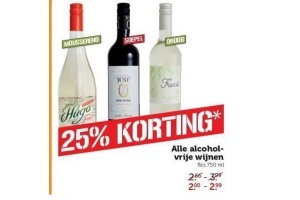 alle alcohol vrije wijnen