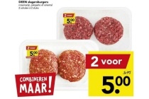 deen slagersburgers