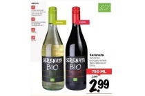 serenata biologische wijn nero d avola of grillo
