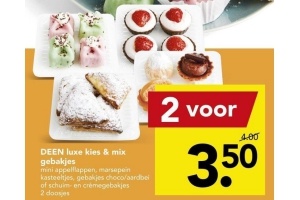 deen luxe kies en mix gebakjes