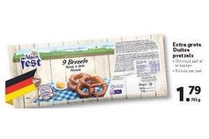 extra grote duitse pretzels