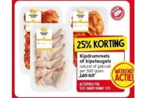 kipdrummets of kipvleugels