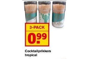 cocktailprikkers tropical