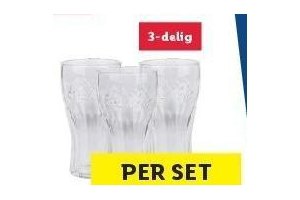 3 delig glazen