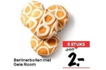 berlinerbollen met gele room