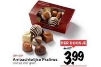 ambachtelijke pralines
