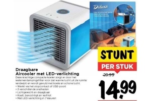 draagbare aircooler met led verlichting