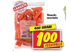 snack wortels 400 gram