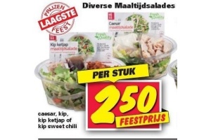 diverse maaltijdsalades