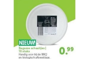 bagasse schaaltjes 10 stuks