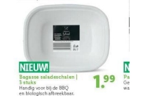 bagasse saladeschaal 3 stuks