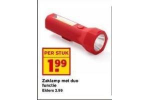 zaklamp met duo functie