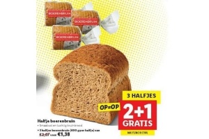 halfje boerenbruinbrood