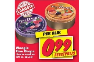 woogie fine drops