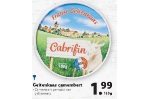 cabrifin geitenkaas camembert