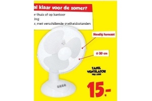 tafel ventilator