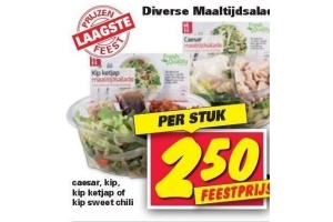 diverse maaltijdsalades