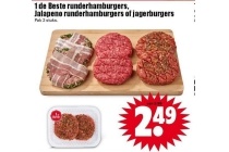 1 de beste runderhamburgers jalapeno runderhamburgers of jagerburgers