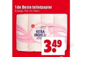 1 de beste toiletpapier